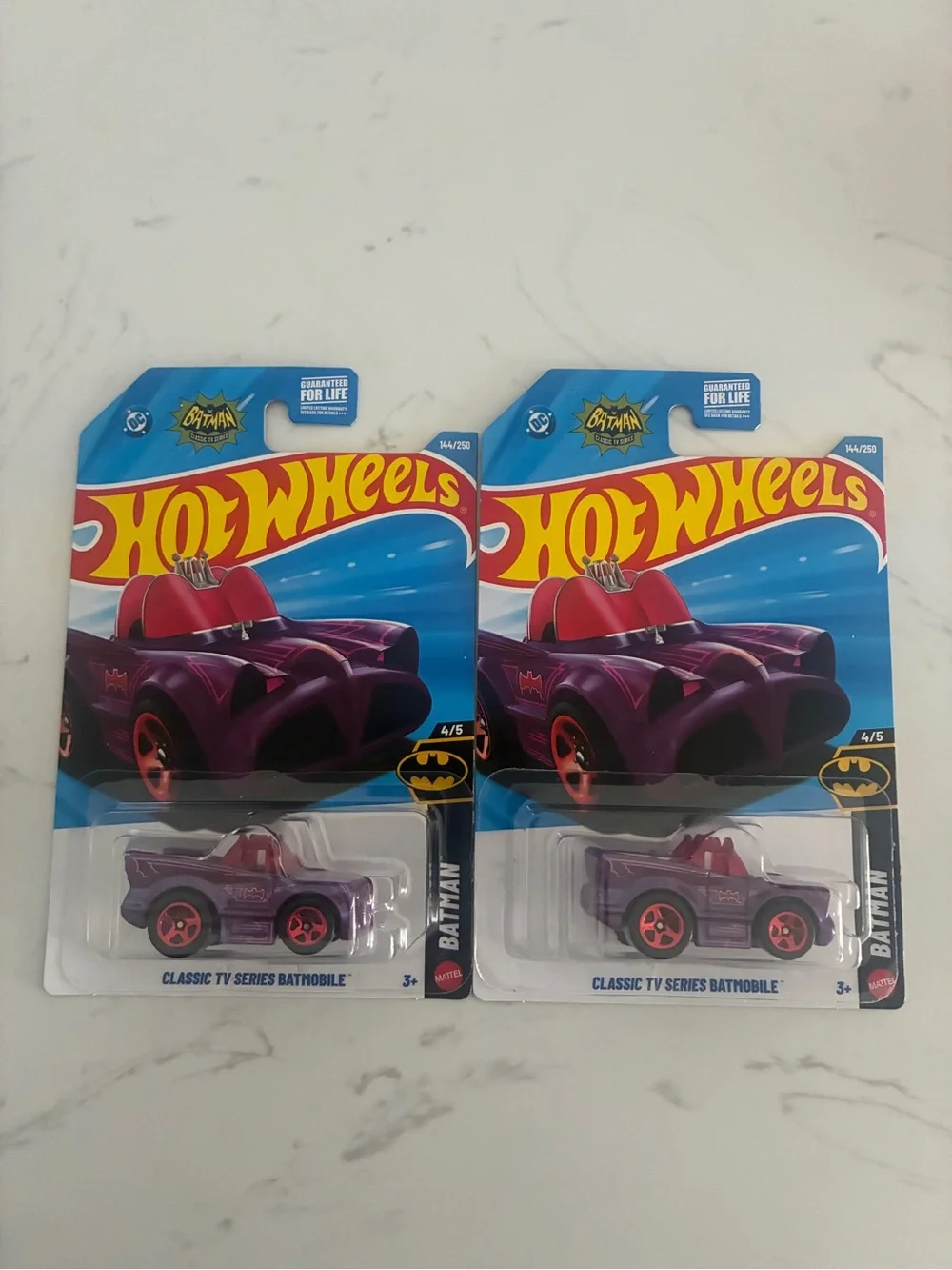 2026 Hot Wheels Batman Classic TV Series Batmobile Purple 144/250 New